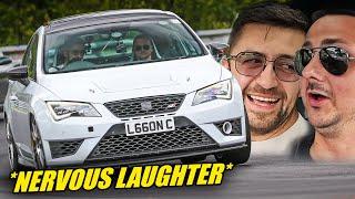 NERVOUS LAUGHTER & SMOKING BRAKES in 375hp Cupra // Nürburgring