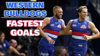 TOP 15 FASTEST Western Bulldogs Goals