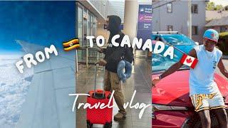 Travel vlog from Uganda  to Canada ️️( my experience and ADVICE)