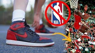 Testing Michael Jordan’s BANNED Basketball Sneaker from the Last Dance!