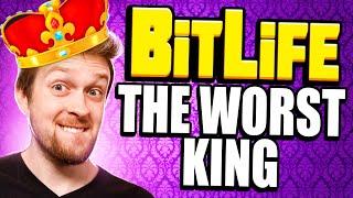 This is what happens when you're a horrible king in Bitlife