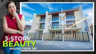 Stylish 3-Storey Townhouses with 4 Bedrooms in Pilar Village Las Pinas. House Tour 281