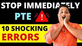 PTE 10 SHOCKING ERRORS - Are You Making These? | Skills PTE Academic