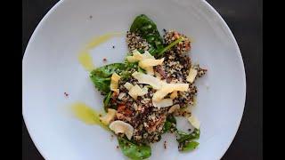 Blueberry Coconut Salmon Salad