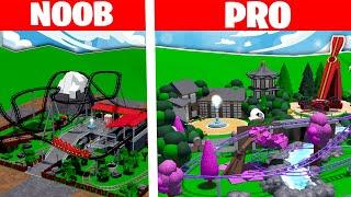 Theme Park Tycoon 2 Noob VS Pro Build Battle!