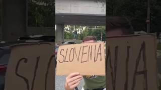 Hitchhiking from Austria to Slovenia #backpacking