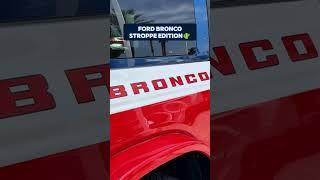 Stroppe Edition Ford Bronco!