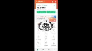 PPSC Fee Payment Using NAYAPAY Mobile Application