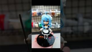 Kawaii Maid Ganyu  Genshin Impact handmade clay art anime figure