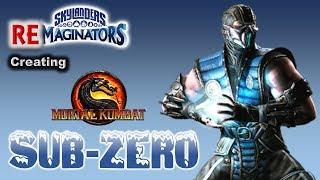 Creating SUB-ZERO from Mortal Kombat in Skylanders Imaginators! | Brylander Creates