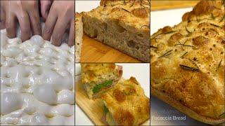 FOCACCIA BREAD | No Knead Focaccia Recipe