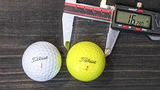 One Huge Difference Between Yellow and White Pro V1x Golf Ball!