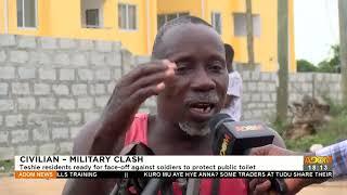 Teshie residents ready for face-off against soldiers to protect public toilet (30-8-22)