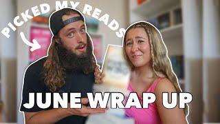 Husband Picked what I read in June + June Wrap up