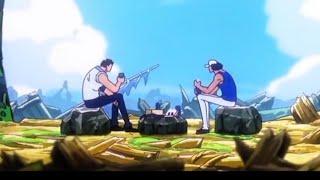 Garp and Kuzan Aokiji flashback - One Piece episode 1121