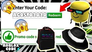 TODOS LOS PROMOCODES DE ROBLOX (JULIO|AGOSTO) 2020* PREMIOS GRATIS!