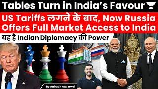 Russia Offers Full Market Access to India after US Tariffs. India Russia Trade. India Exports