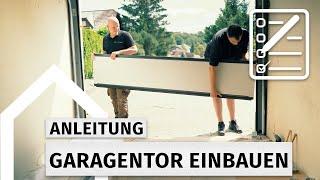 Sektionaltor in Garage einbauen - So geht's | Anleitung casando