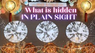 HIDDEN IN PLAIN SIGHT *Energy Blockages* | Pick A Card | Tarot Reading #timeless