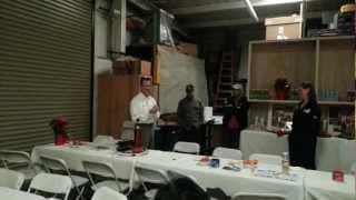 Speech and Tesla Coil demonstration by Tony Demaria