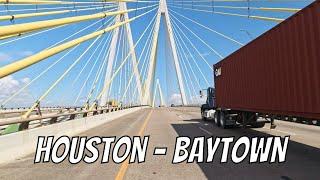 Houston, Texas to Baytown, Texas! Drive with me on a Texas highway!