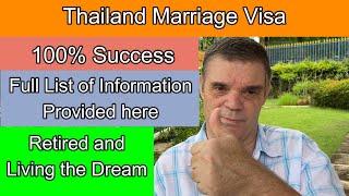 Thailand Marriage Visa Full List Of Requirements Thai Marriage Visa Must Watch!