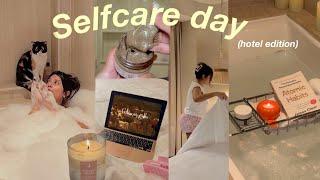 Selfcare routine (hotel edition) * bodycare haul, relaxing