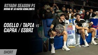 Riyadh Season Premier Padel P1  Coello / Tapia vs. Capra / Esbri (R16 Highlight)