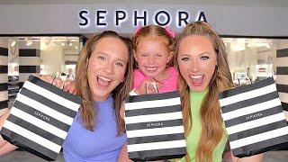 $100 BUDGET SEPHORA SHOPPING CHALLENGE (KAYLA VS KALLI VS HALLIE)