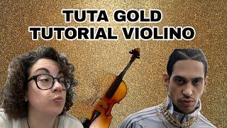 Tuta Gold al violino - tutorial