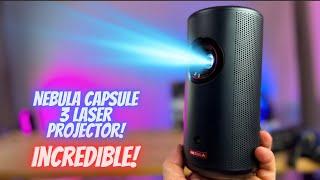 Nebula Capsule 3 Laser Projector Review - The BEST Portable Laser Projector you can buy!