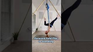 3 Beginner Aerial Yoga Transitions #aerialyoga #aerialhammock