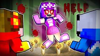 Minecraft But DARK ORIGIN of SCARY GIRLFRIEND! (Firey Minecraft)