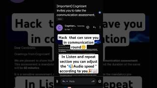 Cognizant Communication test trick #trending #cognizantgenc #viralvideo #ytshorts