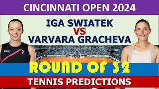 Iga Świątek vs Varvara Gracheva | Cincinnati Open 2024