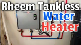 Rheem 36 KW Electric Tankless Water Heater Installation In Fort Myers, FL - Ultra Plumbing