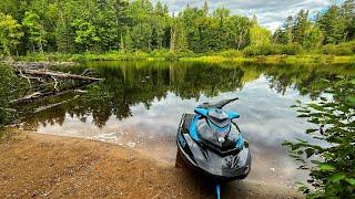 Sea-Doo GTR230 - Ride up the York into Algonquin, Hiking Highlights, DJI Drone Footage