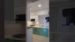 Semi modular Kitchens || Modern kitchen storage ideas || Modern kitchen trend || #ytshort