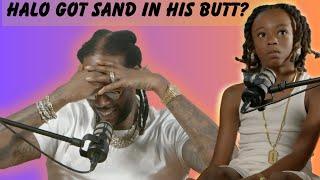 2 Chainz laughs at Halo talking No sand in his butt all on Episode 13 of Me & Halo