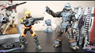 Jazwares World Of Halo Banished Checkpoint Brute & Spartan CQB Figure Unboxing Review