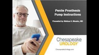 Dr. Melissa H. Mendez Reviews Penile Prosthesis Pump Instructions