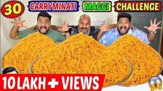 30X CARRYMINATI MAGGI EATING CHALLENGE | SPICIEST MAGGI EATING COMPETITION (Ep-464)