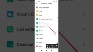 How to home screen shortcuts apps show setting on redmi note 8