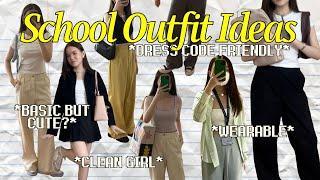 BACK TO SCHOOL OUTFIT IDEAS - dress code friendly, casual, easy | Alyssa Lyanne