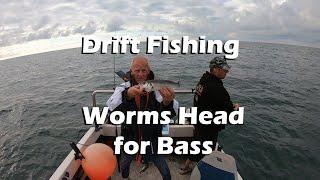 Drift fishing Worms Head for Bass