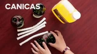 Como hacer una antorcha casera con citronela y botellas de vino