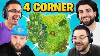 The FOUR CORNER Challenge in OG Fortnite!