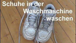 Kann man Turnschuhe in der Waschmaschine waschen Schuhe in Waschmaschine waschen