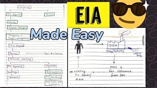 EIA(Environmental Impact Assessment) ||Made easy