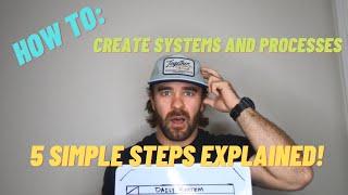 How to Create Systems and Processes for More Productivity | Systematize Your Life